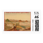 Sunset on the Kanab Desert by W. H. Holmes Stamp