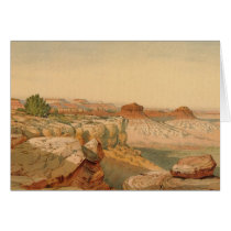 Sunset on the Kanab Desert. cards
