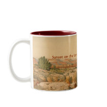 Sunset on the Kanab Desert. mugs
