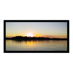 Sunset on the Mississippi River