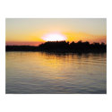 Sunset on the Mississippi River posters