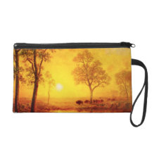 Sunset on the Mountain Wristlet Purse