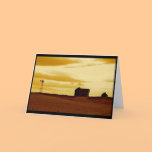Sunset on the Prairie Greeting Card cards