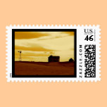 Sunset on the Prairie Postage Stamp