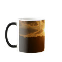 Sunset on the tree line on the water mugs by princessklb07 Sunset on the tree line on the water mugs