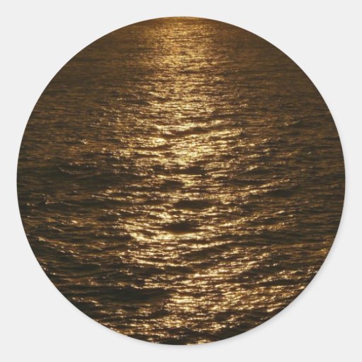 Sunset on the Water Sticker