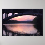 Sunset on Towne Lake Poster