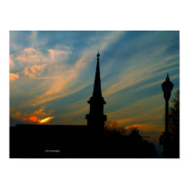 Sunset on West Main Street posters by bhbphotos Sunset on West Main Street posters