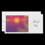 Sunset or Sunrise - Thank You photo cards