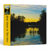 Sunset over a Lake Binder