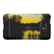 Sunset over a Lake Samsung Galaxy Cases
