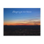 Sunset Over Albuquerque Postcard