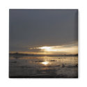 Sunset Over Bear Butte Lake magnets by wildbrimowildman Sunset Over Bear Butte Lake magnets