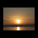 Sunset over Cardiff Bay canvas prints