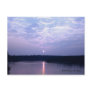 Sunset Over Falls Lake Postcard