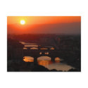 Sunset over Florence postcards by alinphoto Sunset over Florence postcards