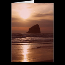 Sunset over Haystack Rock cards