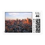 Sunset Over Hell's Kitchen Postage Stamp