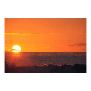 Sunset over Hokitika New Zealand print