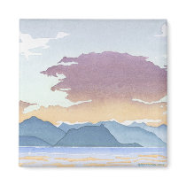 Sunset Over Howe Sound Magnet by tkrysak Sunset Over Howe Sound Magnet