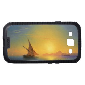 Sunset over Ischia Ivan Aivazovsky seascape waters Samsung Galaxy SIII Cover