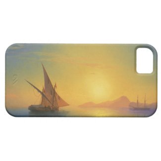 Sunset over Ischia Ivan Aivazovsky seascape waters iPhone 5 Cases