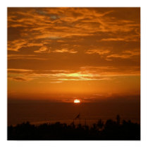 Sunset over Keauhou Bay Hawaii Poster posters by dlgray Sunset over Keauhou Bay Hawaii Poster posters