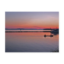Sunset over Lake Champlain Postcard