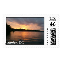 Sunset Over Lake Marion - Postage