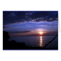 Sunset over Lake Ontario cards by ImagesbyKelly Sunset over Lake Ontario cards
