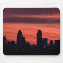 Sunset over London mousepads
