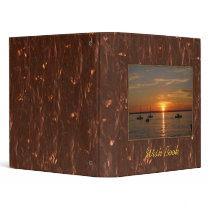 Sunset Over Lummi Island Binder