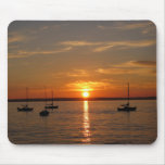 Sunset Over Lummi Island Mousepads