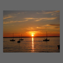 Sunset Over Lummi Island posters
