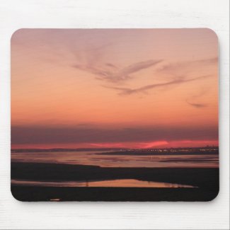 Sunset Over Merseyside Mouse Pad