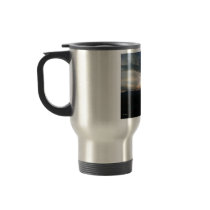 Sunset over mountains mug