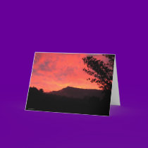 Sunset over Mt. Waialeale - Kauai, Hawaii cards by Maia Sunset over Mt. Waialeale - Kauai, Hawaii cards