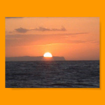 Sunset over Ni'ihau Poster posters