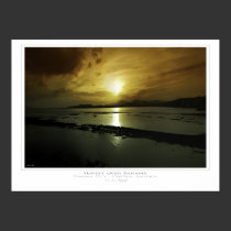 Sunset over Panama Print posters