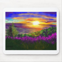 Sunset over Rosedale Mousepad