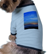 Sunset Over Santa Cruz Island Pet Tee Shirt