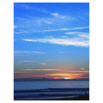 Sunset Over Santa Cruz Island Flyer Design