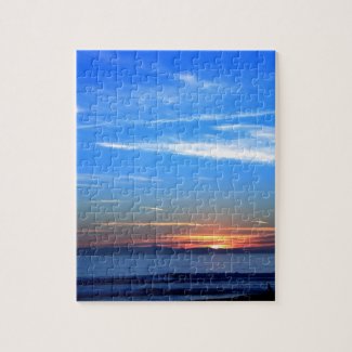 Sunset Over Santa Cruz Island puzzle