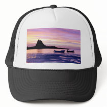 Sunset over sea hats