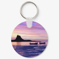 Sunset over sea keychains