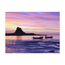 Sunset over sea postcards