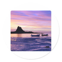 Sunset over sea stickers