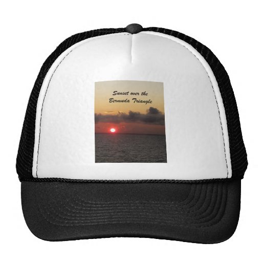 Sunset over the Bermuda Triangle Mesh Hat