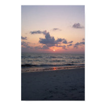 Sunset over the Ocean posters
