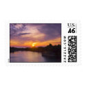 Sunset Over the Quarry postage